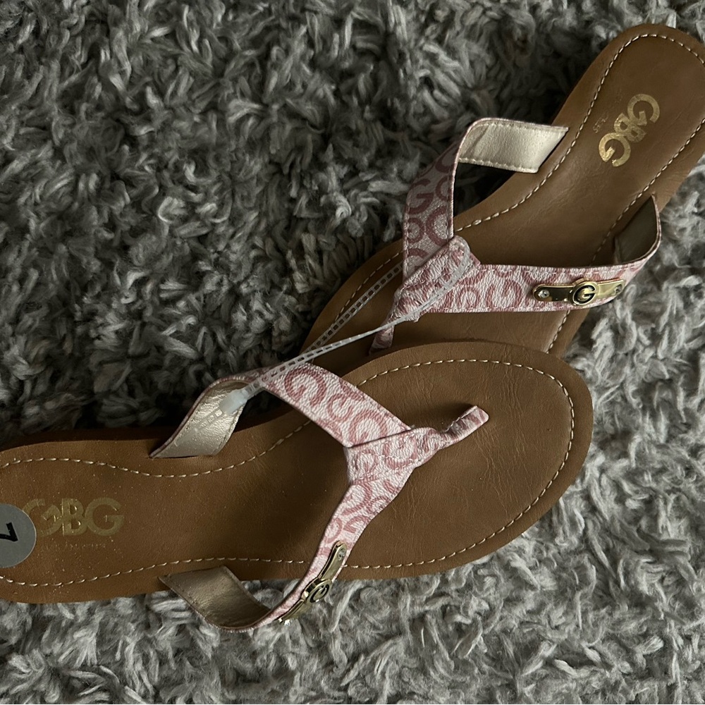 bc pink sandals